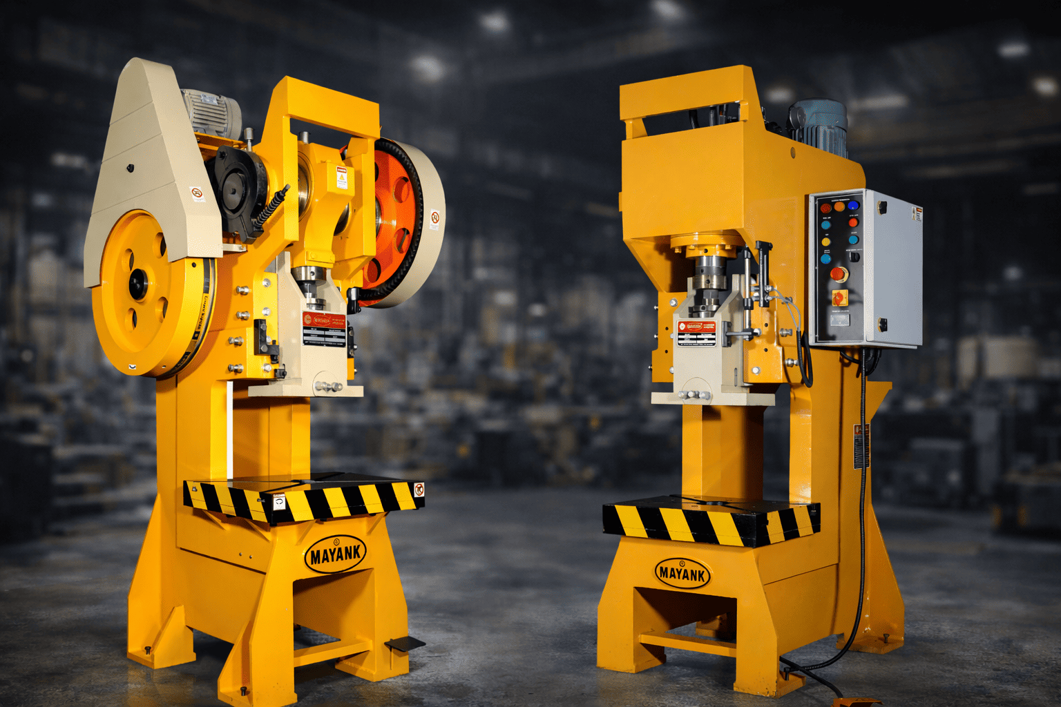 What are the different types of press machines and when should each type be used?